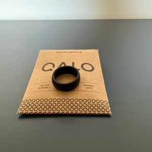QALO Men’s Classic Q2X Black Silicone Ring